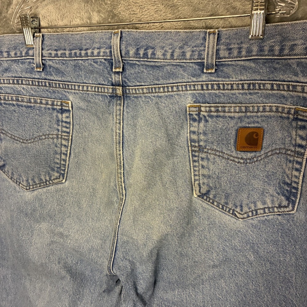 Carhartt Mens B18 Traditional Straight Fit Heavyweight Denim Tapered Jean 40x32*